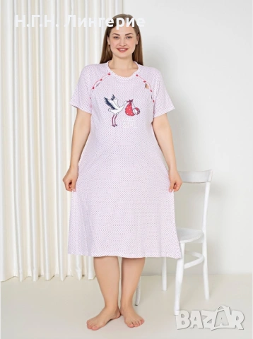 Нощници за бременни и кърмачки, снимка 3 - Нощници - 54134511