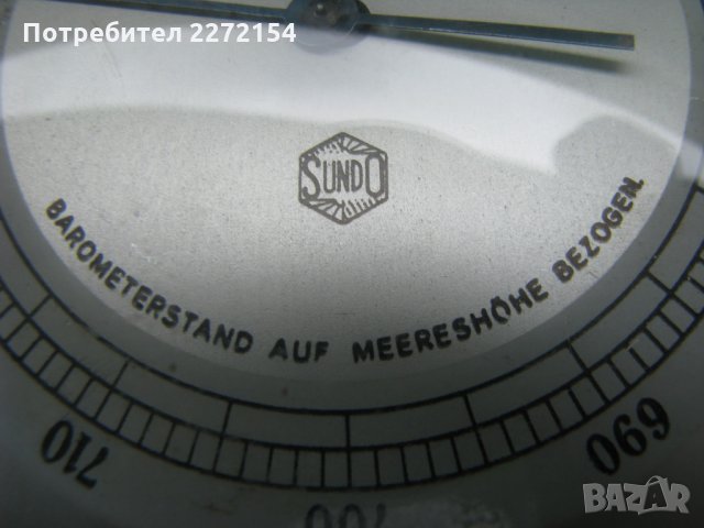 Немски барометър, снимка 2 - Антикварни и старинни предмети - 34495960