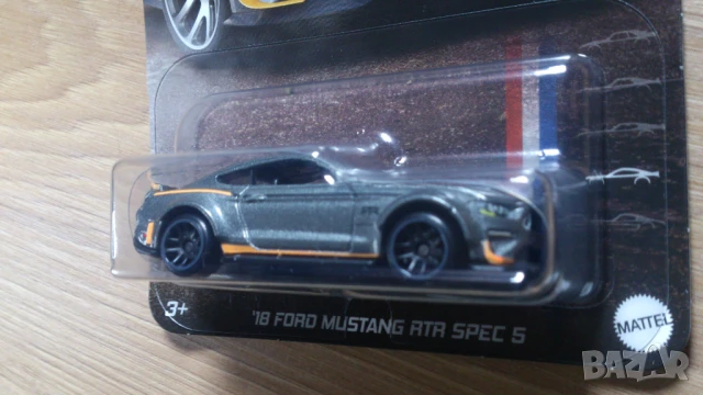 Hot Wheels '18 Ford Mustang RTR Spec 5 - Silver Series, снимка 4 - Колекции - 50527851