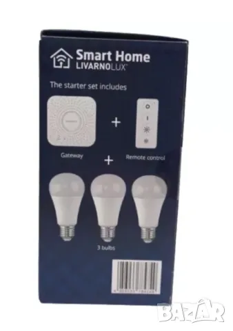 Комплект за умно осветление Livarno Lux с 3 крушки E27, управление чрез приложение Smart Home, снимка 7 - Лед осветление - 50201149