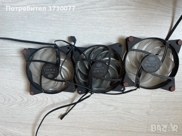 Cooler Master Master Fan 120 AB - 3 броя 120mm, снимка 3 - Други - 50795134
