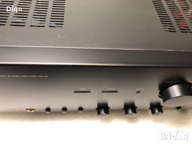 Marantz PM-78 ClassA, снимка 10 - Ресийвъри, усилватели, смесителни пултове - 31111208