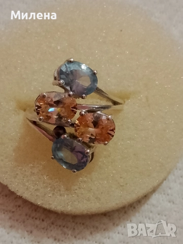 сребърен пръстен , снимка 5 - Пръстени - 52851417