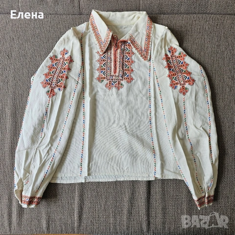 Фолклорна северняшка риза за носия за младо момиче