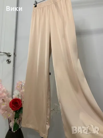 Сатенен панталон размер S-М, снимка 9 - Панталони - 49337509