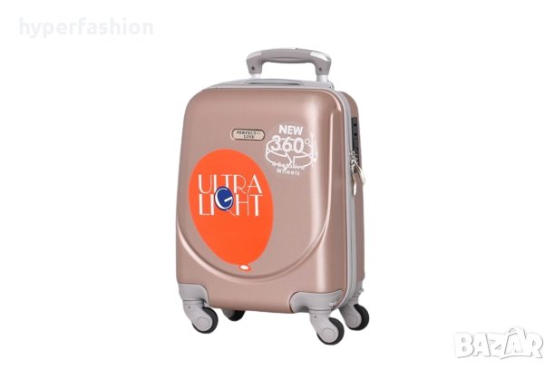 Твърд куфар за кабинен бафаж 40Х30Х20 СМ. КОД: 1217-16 в няколко цвята, снимка 4 - Куфари - 44191941