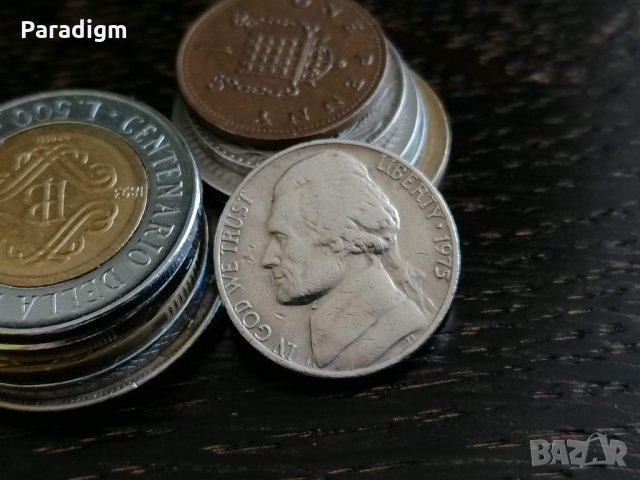 Монета - САЩ - 5 цента | 1975г., снимка 2 - Нумизматика и бонистика - 34251956