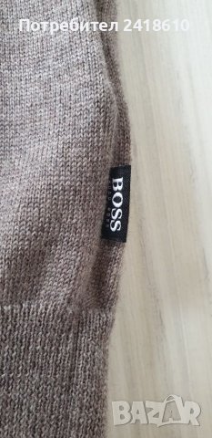 Hugo Boss Bono Polo Virgin Wool Finest Italian Yarn  Mens Size 2XL НОВО! ОРИГИНАЛ! Мъжки Тънък Пулов, снимка 8 - Пуловери - 39241981