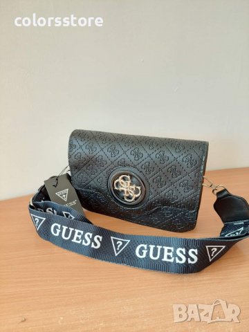 Черна чанта Guess код SG411, снимка 3 - Чанти - 38527355