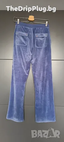 Juicy couture дамско плюшено долнище размер S син цвят , снимка 2 - Спортни екипи - 56333480
