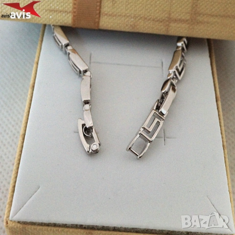 Гривна с платинено покритие 231089, снимка 3 - Гривни - 53229020