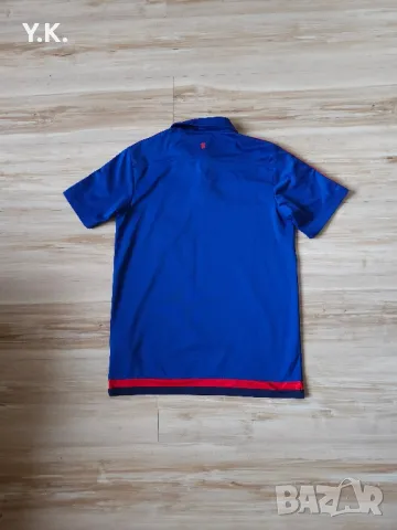 Оригинална мъжка тениска с яка Adidas Climalite x F.C. Manchester United / Season 15-16, снимка 3 - Тениски - 49667088