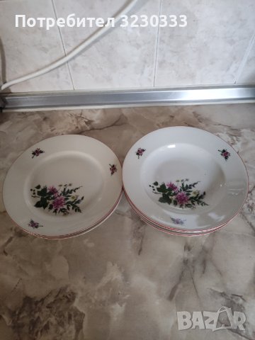 Порцеланови чинии плитки /дълбоки 7 броя, снимка 4 - Чинии - 42445705