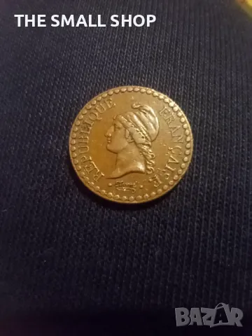 1 сантим 1848 Франция, снимка 2 - Нумизматика и бонистика - 44797809