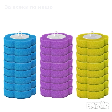 Сменяеми накрайници за тоалетна четка – 30 броя, хигиенично и 2 пъти по-ефективно почистване