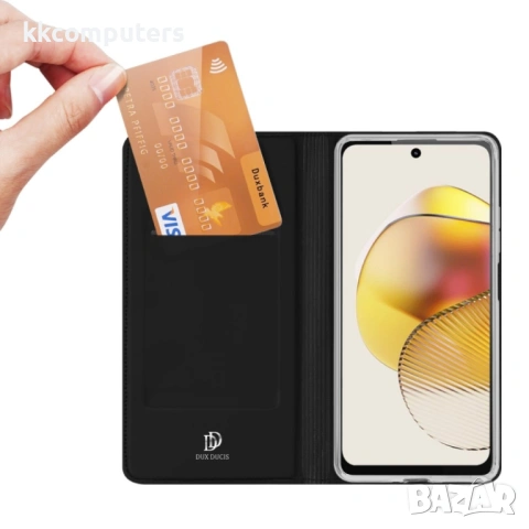Motorola Moto G73 5G DUX DUCIS Кожен Калъф и Протектор, снимка 4 - Калъфи, кейсове - 53151214