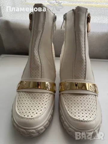 Дамски обувки на платформа - 40 номер, снимка 4 - Дамски обувки на ток - 48927524