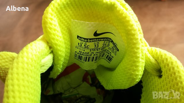 NIKE 579797-607 Размер EUR 31,5 / UK 13 детски маратонки 73-12-S, снимка 12 - Детски маратонки - 36806956