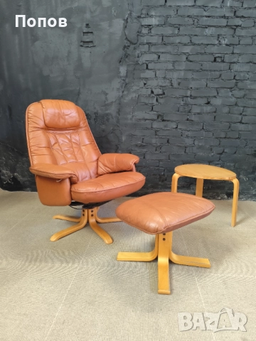 Шведско дизайнерско релакс кресло, снимка 7 - Дивани и мека мебел - 52435187