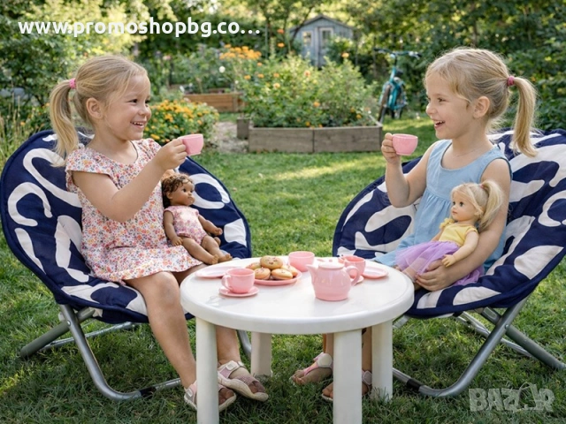 Сгъваем туристически стол за деца, градински стол, терасен фотьойл, снимка 2 - Столове - 53962174