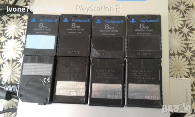 Карта памет 8МБ оригинална за SONY PLAYSTATION 2 MEMORY CARD., снимка 5 - Аксесоари - 31943292