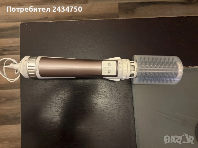Електрическа четка за коса сешоар за сушене и стелизиране в отлично състояние използвана няколко път