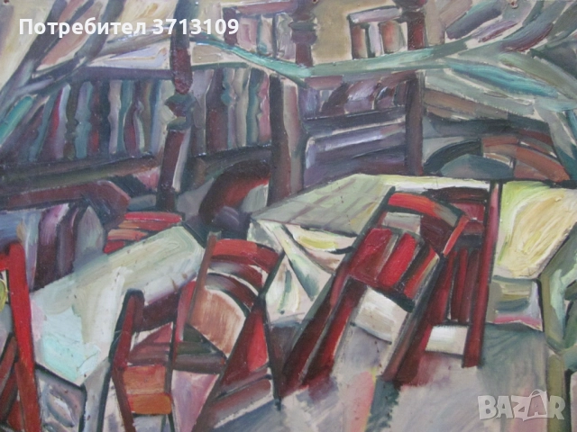 Картина масло-фазер 78х54см., снимка 8 - Картини - 51521806