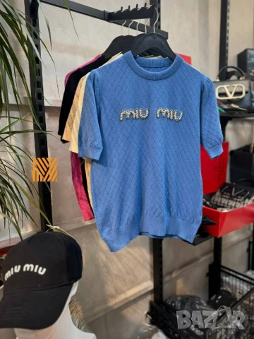 дамски блузи Miu miu , снимка 6 - Тениски - 51294176