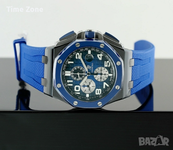 Audemars Piguet Royal Oak Offshore Chronograph 44mm Blue & Black Ceramic Различни Варианти, снимка 4 - Мъжки - 52998231