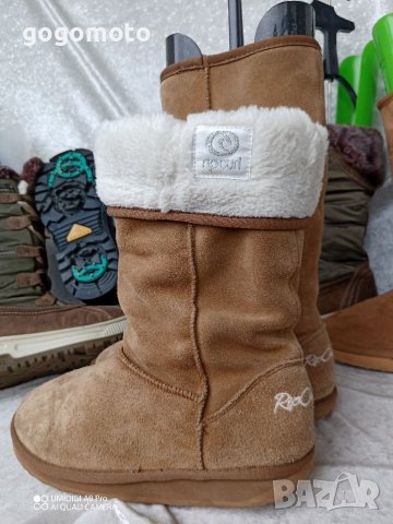 UGG® аналог,топли унисекс ботуши 36 - 37 Rip Curl® оригинал, 100% естествена кожа, снимка 7 - Дамски ботуши - 39309413