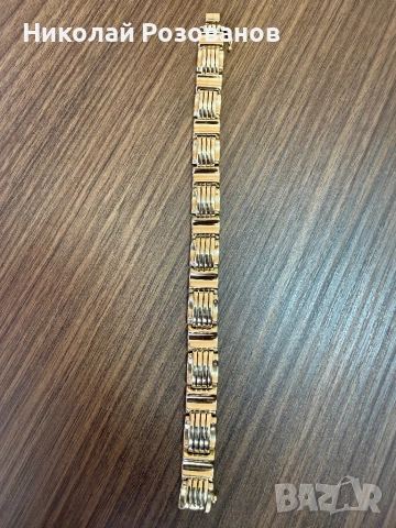 Мъжка златна гривна НОВА, снимка 10 - Гривни - 54187104