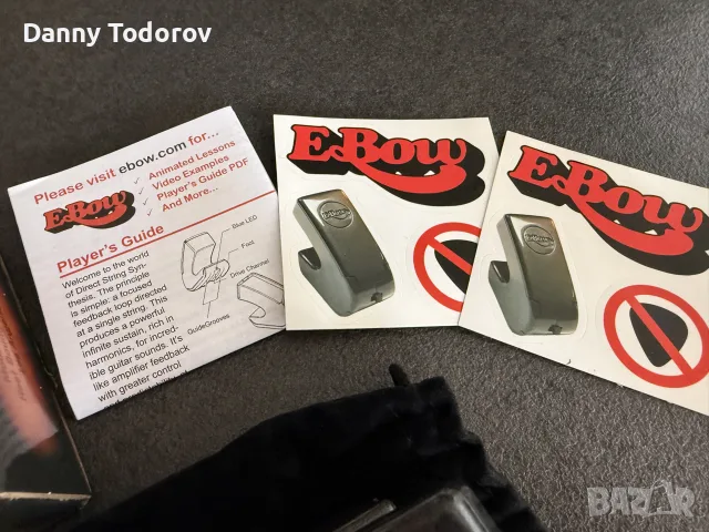 EBow Plus (Electronic Bow for Guitar) – Чисто нов, неизползван (Пълен комплект), снимка 6 - Други - 55874187