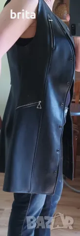 Кожен Елек туника, снимка 4 - Елеци - 49234792