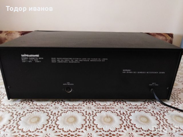 Wirasound-ctd-5000-stereo casette deck, снимка 5 - Декове - 29271113