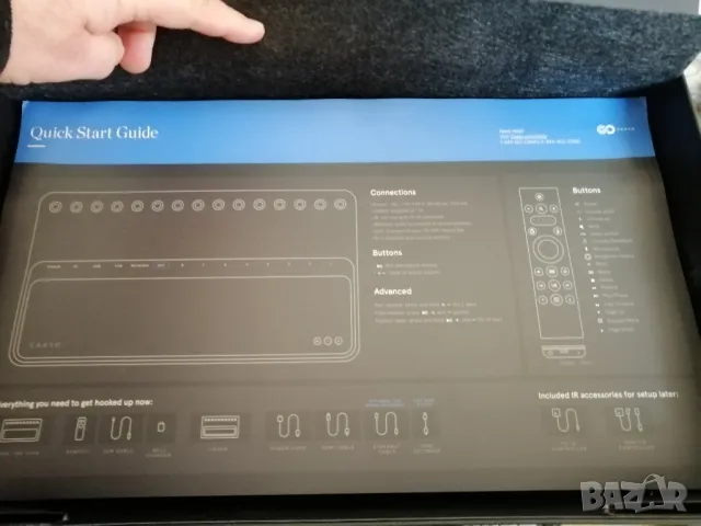CAAVO 8R1-100 мултимедиен HDMI контролен център, снимка 7 - Друга електроника - 48700844