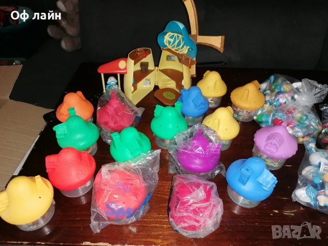Сет смърфска къща със смърфове, снимка 5 - Фигурки - 51224430