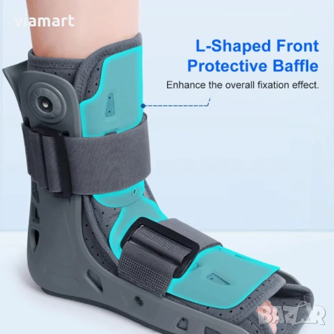 Ортопедична шина за глезен Salorie с въздушна компресия, Тип ботуш, 360° стабилизация, снимка 4 - Ортези и протези - 54205744