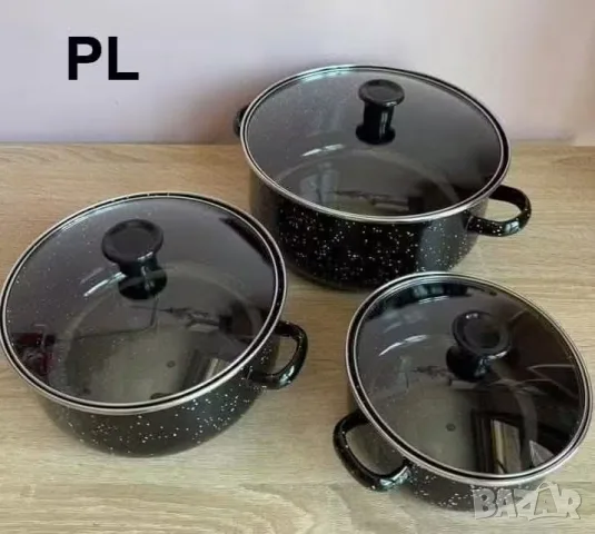 тенджери със стъклени капаци 