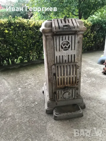 Винтидж печка на дърва и въглища Вулкань, снимка 2 - Отоплителни печки - 47656560
