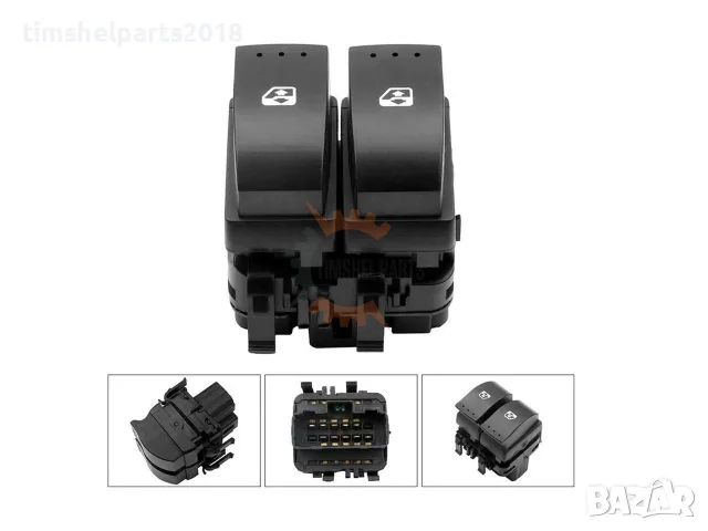Ключ ел. стъкла 10 PIN за Renault Master 2010-Nissan Interstar 2010 -Opel Movano 2010- ЛЯВА