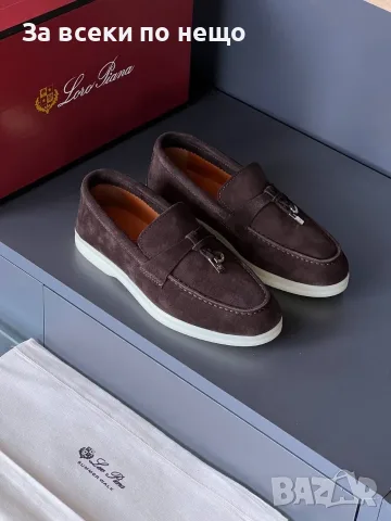 Loro Piana Елегантни Дамски Велурени Мокасини 36 номер Код E210