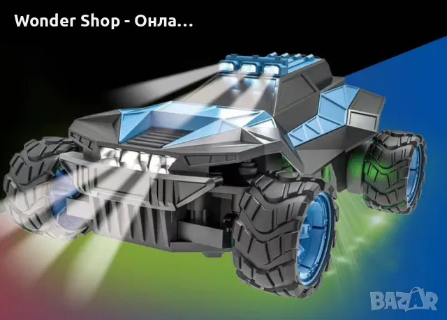 🚗 Високоскоростен джип с дистанционно управление – Светлина и дрифт във всяка игра 🚗