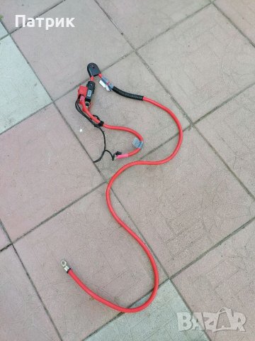 Плюсов кабел акумулатор BMW E60 E61 E90 E91 E92 E93 E83 E65 E66 плюсова клема акумулатор, снимка 7 - Части - 36795573