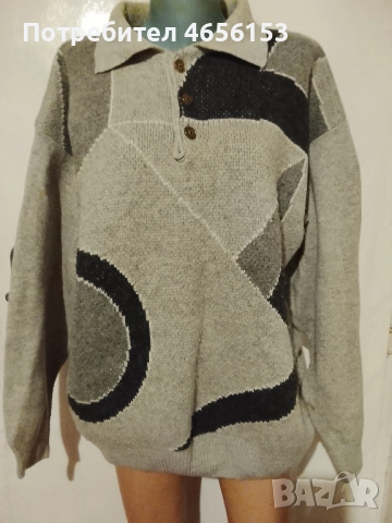 МЪЖКИ ПУЛОВЕР от вълна - размер L / XL 