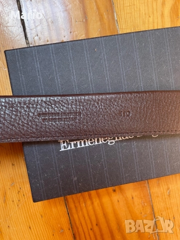  Ermenegildo Zegna мъжки кафяв колан 110, снимка 5 - Колани - 51549904