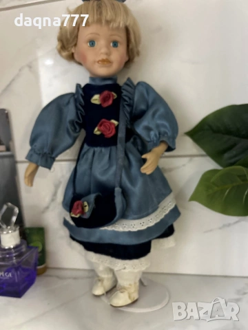 Vtg порцеланова кукла със стойка, снимка 6 - Антикварни и старинни предмети - 53893043