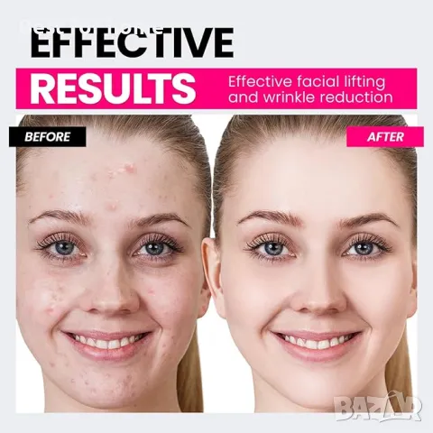  Масажор за лице  с микроток и червена светлина, снимка 4 - Масажори - 49449207