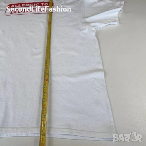 Delta Pro мъжка тениска винтидж Alergic to bullshit размер XXL, снимка 5 - Тениски - 54155185