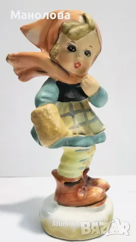 Статуетка на момиче в стил Hummel., снимка 2 - Колекции - 47819467