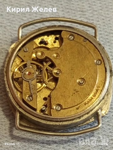 Стар механичен часовник SWISS MADE баланса работи рядък за КОЛЕКЦИЯ 51516, снимка 7 - Антикварни и старинни предмети - 52332858